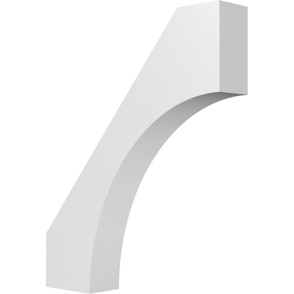 Ekena Millwork 3 1/2-in. W x 18-in. D x 22-in. H Westlake Architectural Grade PVC Knee Brace BRCP035X18X22WTL - main